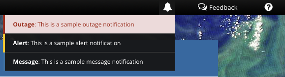 All Notifications shown from Tophat